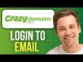 How to Login to Crazy Domains Email