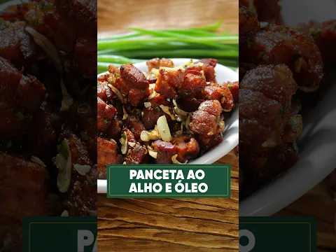 PANCETA AO ALHO E ÓLEO