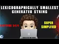 Lexicographically Smallest Generated String Simplified Approach Dry Run Leetcode 3474