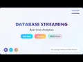 Database Streaming Real-Time Analytics A Beginner s Guide