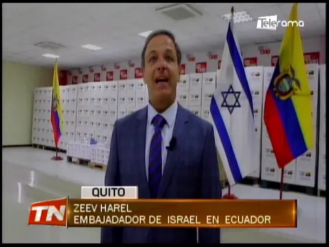 Israel entregó a Ecuador donación para combatir el covid-19