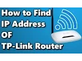 How to Find IP Address of TP-Link Router