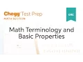 GRE Prep - GRE Math Terminology and Basic Properties