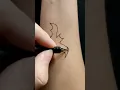 tattoo ideas Draw a fantasy bat tattoo at home