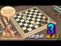 Lagu Problem catur 3 langkah mat // Raja hitam kuat banyak celah untuk menghindar