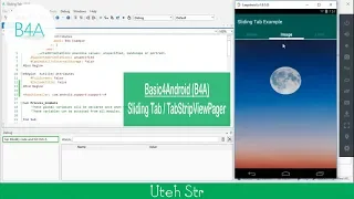 Basic4Android B4A Sliding Tab TabStripViewPager