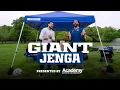 Play GIANT Jenga with Laiatu Latu and Jaylahn Tuimoloau
