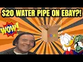 I BOUGHT A 20 WATER PIPE ON EBAY AND HERE IS WHAT ARRIVED