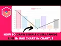 How to Draw Simple Overlapping Line in Bar Chart in Chart JS