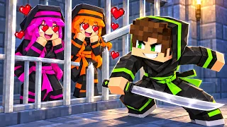 Virei NINJA na PRISÃO para APAIXONAR as GAROTAS NINJAS! ❤️