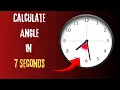 Solve Clock Angles in Just 7 Seconds The Secret Trick No One Teaches