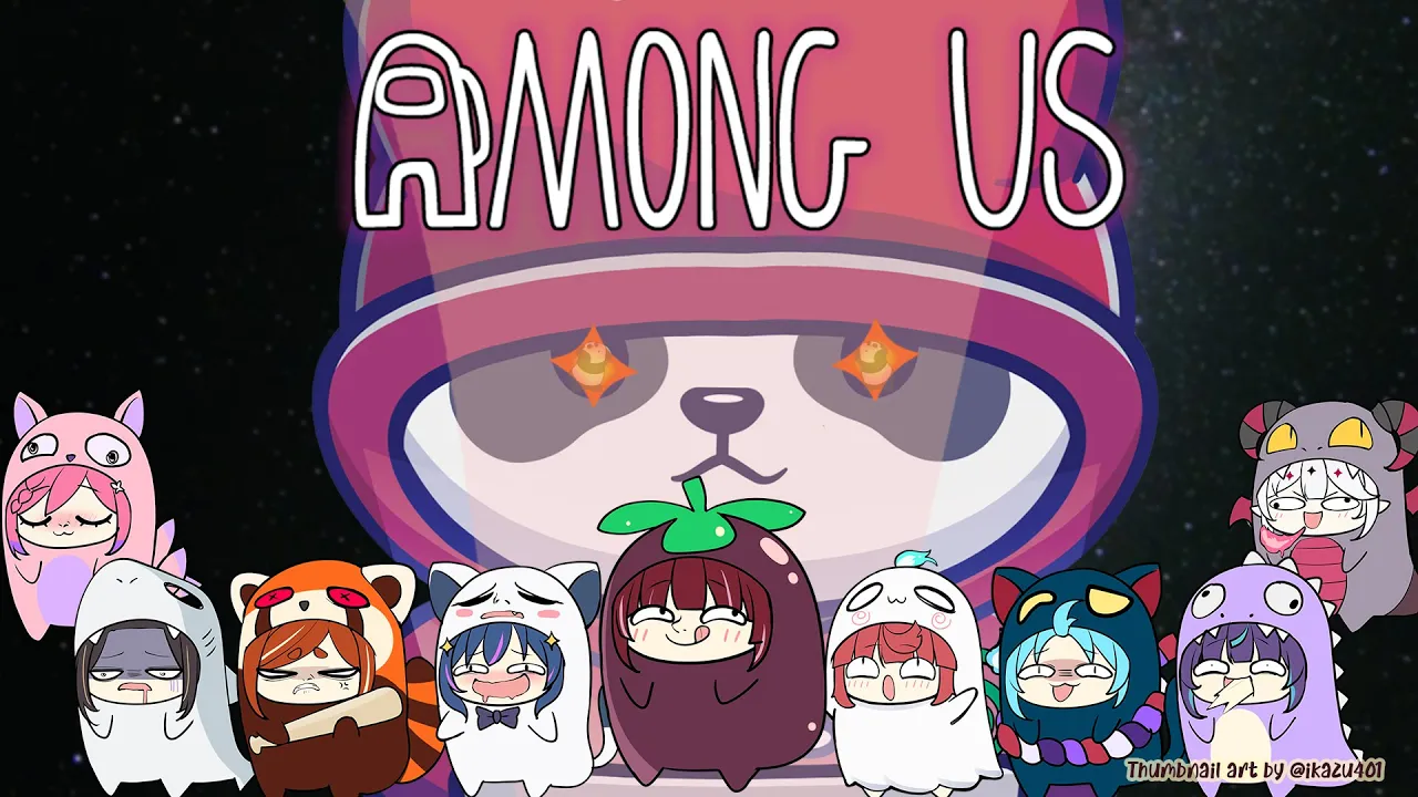 [AMONG US] Kumpul Keluarga Besar  Mama(ng) Panda【NIJISANJI  | NAGISA ARCINIA】