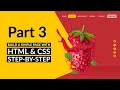 How To Create A Website Using HTML And CSS Animations Step By Step Website Tutorial - Part 3