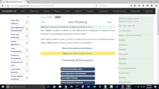 Difference between Runnable and Callable interfaces in Java javapedia net
