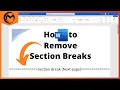 How to Remove Section Break in Microsoft Word 3 Best Ways