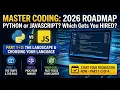 Learn to Code in 2026 Python vs JavaScript Complete Beginner Roadmap