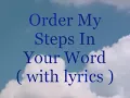 ORDER MY STEPS IN YOUR WORD - YouTube.flv
