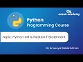 Python Elif Statement Nested If Statement in Tamil