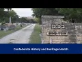 Confederate History and Heritage Month at the Odd Fellows Cemetery in Georgetown TX