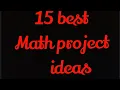 15 Best Math project Idea s Math projects Math working model Math school project