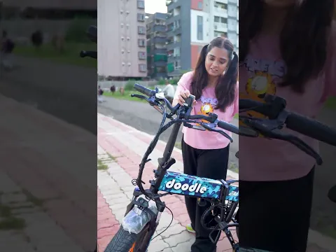Shanti vs Bhaiya! Electric cycle challenge #shorts
