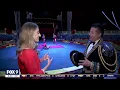 FOX 9 News Reporter Shayne Wells Interviews Ringmaster Joseph Bauer at Mall of America Minneapolis