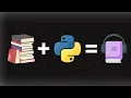 Turning Books into books with Python for free