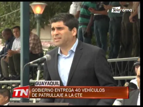 Gobierno entrega 40 vehículos de patrullaje a la CTE