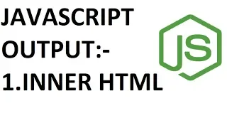 javascript output using inner html