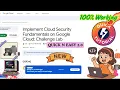 Implement Cloud Security Fundamentals on Google Cloud Challenge Lab