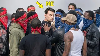 Aggressively Staring at GANGSTERS in the Hood GONE WRONG! (MUST WATCH)