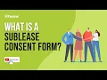 Sublease Consent Form EXPLAINED