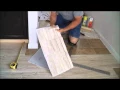 TrafficMaster ceramica 12 X 24 vinyl tile floor installation