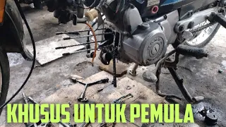 Cara bongkar blok head Supra||grand @om.montir