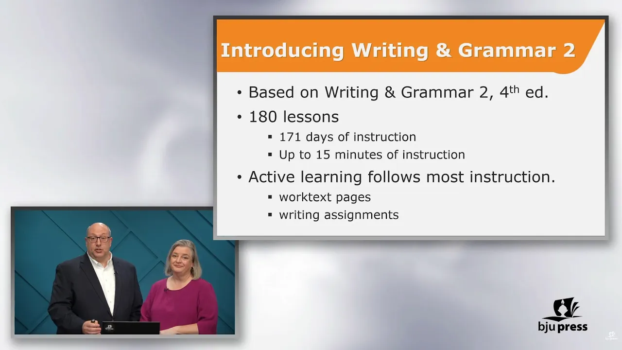 Introducing the Writing & Grammar 2 video course