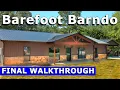 Barefoot Barndominium Final Walkthrough 2 160 sq ft 3 bath with carport