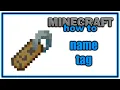 How to Craft Find and Use a Name Tag 26 1 Easy Minecraft Items Guide