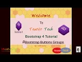Bootstrap 4 Tutorial Bootstrap Button Group uses and implementations