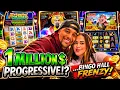 We played the 1 MILLION DOLLAR progressive Muckleshoot Bingo Hall