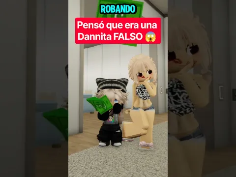 Pensó que era una Dannita FALSO 😱 #roblox #brookhaven #robloxedit #robloxshorts #game #robloxgames