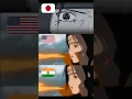 Itachi's Amaterasu - Japanese 🇯🇵 vs English 🇺🇸 vs Indian 🇮🇳