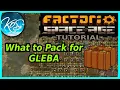 What to Pack for Gleba Tutorial - Factorio Space Age DLC 2 0