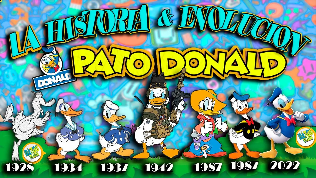✴La Historia y Evolucion del "PATO DONALD" | DOCUMENTAL (1934-2022) Disney