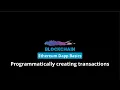 Ethereum Dapp Basics - Programmatically creating transactions