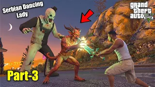 Franklin Finally kill The Giant Serbian Dancing Lady and Devil For Save GTA 5 ! SHINCHAN and CHOP