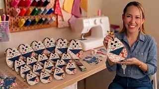 Ideas fáciles de costura con retazos de tela| regalos perfectos