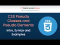 CSS Pseudo Classes and Pseudo Elements