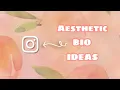 20 Aesthetic Bio Ideas 2021 Aesthetic