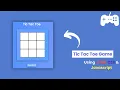 Tic Tac Toe Game Using HTML CSS and JavaScript JavaScript Projects Becodewala