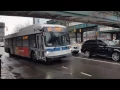 MTA NYC Bus Q32 Q60 Q101 Q102 Buses at Queens Plaza St Queens Plaza 28 St